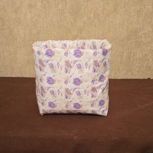 Floral Purple and Cream Women's Accessory